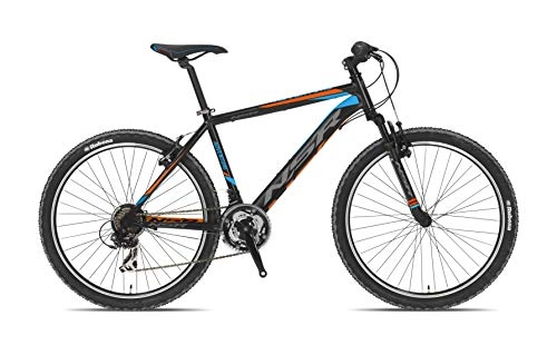 Mountain Bike : Tecnobike - NSR Special Collection - Adventure 27, 5 - Telaio in Alluminio High Performance - Shimano 21 velocità / Speed -Nero / Arancio - Size L (50cm)
