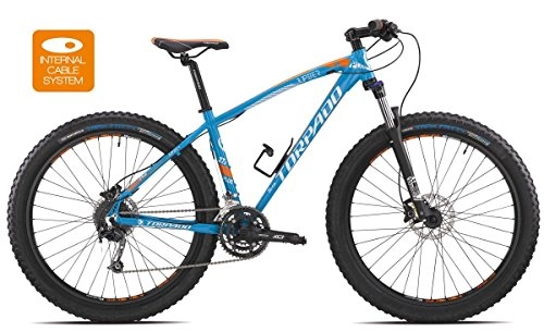 Mountain Bike : TORPADO Bici MTB Jupiter 27, 5'' Plus Alu 3x10v Disco Taglia 40 Azzurro (MTB Ammortizzate) / Bicycle MTB Jupiter 27, 5'' Plus Alu 3x10s Disc Size 40 Light Blue (MTB Front Suspension)