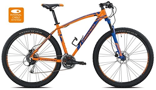 Mountain Bike : TORPADO Bici MTB Mercury 29'' Alu 3x8v Disco Taglia 40 Arancione Blu (MTB Ammortizzate) / Bicycle MTB Mercury 29'' Alu 3x8s Disc Size 40 Orange Blue (MTB Front Suspension)