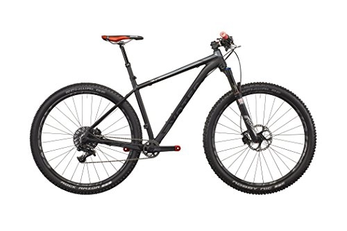 Mountain Bike : VOTEC VC Pro 1 x 11 – Cross Country Hardtail 29 – Black Matt / Dark Grey Glossy 2016 MTB Hardtail, nero