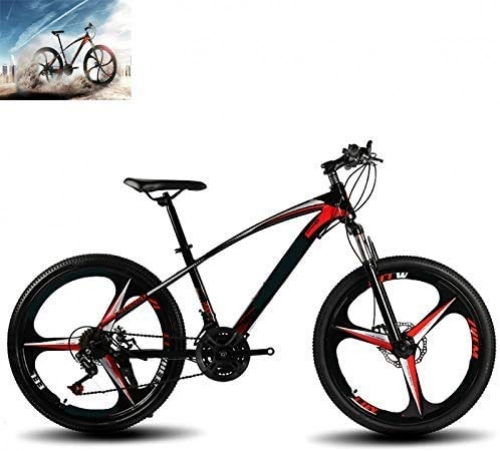 Mountain Bike : W&HH Freni A Disco per Mountain Bike da 26 Pollici Hardtail MTB, Bici Ibrida Uomini Bike Ragazze Bike, Full Suspension Mountain Bike, 21 velocità, Nero