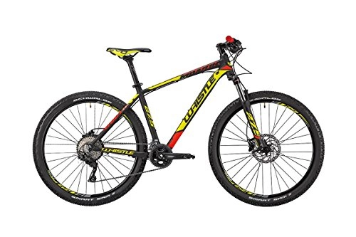 Mountain Bike : WHISTLE Bici Miwok 1829 27.5'' 11-velocità Taglia 46 Nero / Giallo 2018 (MTB Ammortizzate) / Bike Miwok 1829 27.5'' 11-Speed Size 46 Black / Yellow 2018 (MTB Front Suspension)