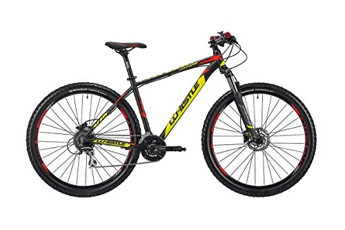 Mountain Bike : WHISTLE Bici Patwin 1833 29" 8-velocità Taglia 48 Giallo / Nero 2018 (MTB Ammortizzate) / Bike Patwin 1833 29" 8-Speed Size 48 Black / Yellow 2018 (MTB Front Suspension)