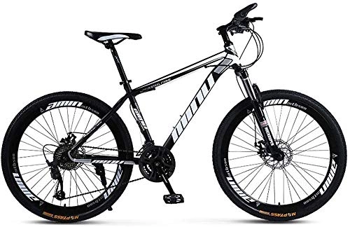 Mountain Bike : WJJH Mountain Bike, da 26 Pollici Ammortizzatore velocità variabile Student Bici per Uomo e Donna, noleggio Biciclette Acciaio al Carbonio, 21 / 24 / 27 / 30 velocità Montagna Biciclette, MTB, C, 27 Speed