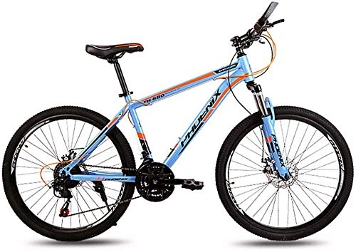 Mountain Bike : WQFJHKJDS Mountain Bike Adult Light 27-Speed ​​Bicicletta Maschio e Femmina Adulto Adulto Doppio Assorbimento Ammortizzatore Forte e Confortevole Cassaforte, 26 Pollici