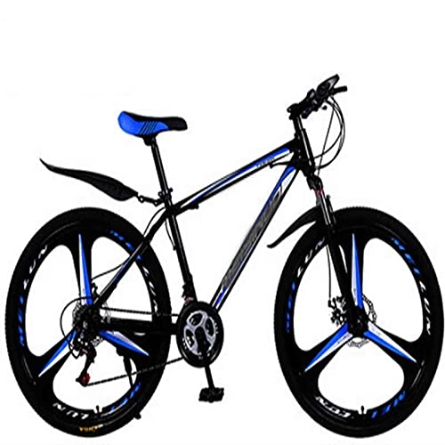 Mountain Bike : WXXMZY Biciclette Ibride da Uomo E da Donna, 21 Velocità-30 velocità, Ruote da 24 Pollici, Biciclette A Doppio Disco, più Colori (Color : C, Inches : 24 Inches)