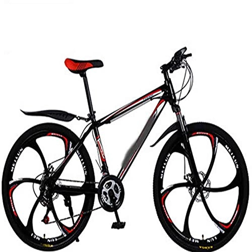 Mountain Bike : WXXMZY Mountain Bike da 26 Pollici A 21-30 velocità | Mountain Bike per Bicicletta da Uomo E Donna per Adulti | Mountain Bike per Bicicletta con Doppio Freno A Disco (Color : D, Inches : 24 Inches)