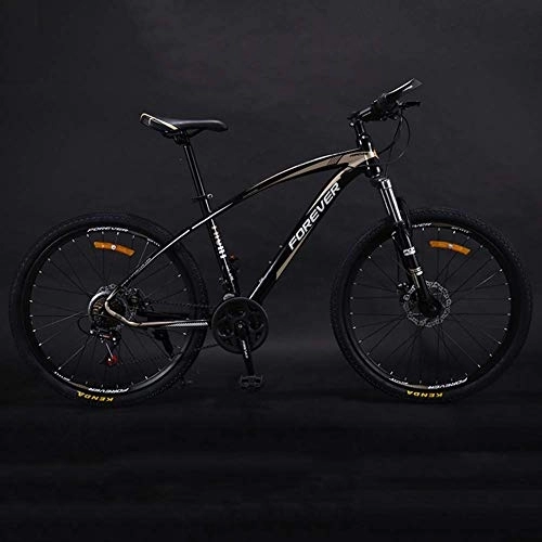 Mountain Bike : XBSLJ Mountain Bike, Bici da Città Bicicletta da Uomo e Donna per Bici da 26 Pollici 24 velocità per Fuoristrada a velocità variabile per ammortizzatori