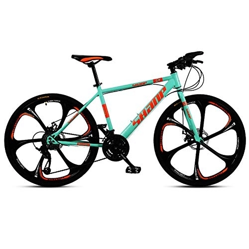 Mountain Bike : XBSLJ Mountain Bike, Bici da Città Mountain Bike per Adulti, Ruote da 24 / 26 Pollici, MTB per Bicicletta a 21 / 24 / 27 velocità Bicicletta da Montagna con Freni a Doppio Disco