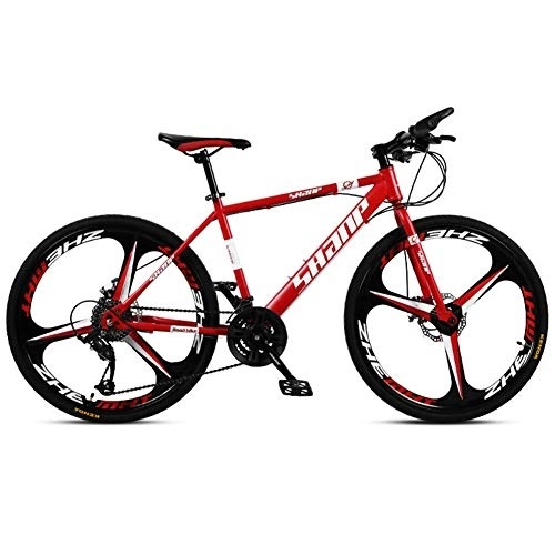 Mountain Bike : XBSLJ Mountain Bike, Bici da Città Telaio a Sospensione Completa in Alluminio Leggero da 26 Pollici per Mountain Bike da 21 / 24 / 27 / 30 velocità