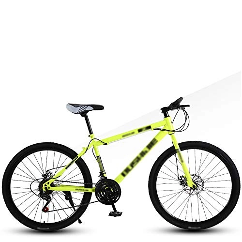 Mountain Bike : XGYUII Bicicletta Sportiva Leggera Unisex A 27 velocità Variabile per Assorbimento degli Urti Mountain Bike Fuoristrada Portatile con Telaio in Acciaio Ad Alto Tenore di Carbonio da 26 Pollici