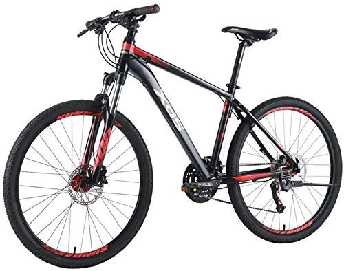 Mountain Bike : XIUYU Mountain Bike 26" for Adulti Bikes 27-velocità degli Uomini di Biciclette in Alluminio Telaio Hardtail Dual-Sospensione Alpino, 15.5" (Color : 17")