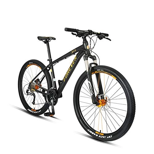 Mountain Bike : Xue Mountain Bike 27 velocit 27.5" Bicicletta per Adulti con Le Biciclette Lega di Alluminio Freni Telaio da Strada, Giallo