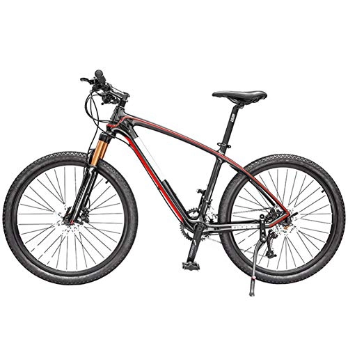 Mountain Bike : ZHIFENGLIU Mountain Bike per Adulto, Bicicletta A Sospensione Idraulica da 29 Pollici con Freno A Disco Idraulico Ad Alta velocit da 27 Pollici (Rosso)