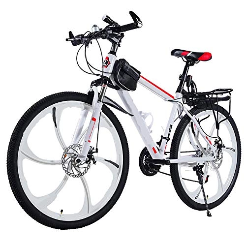 Mountain Bike : ZJBKX - Bicicletta da mountain bike a velocità variabile, leggera, per adulti e adulti, per bambini di mezza età, con doppio freno a disco per ammortizzatore
