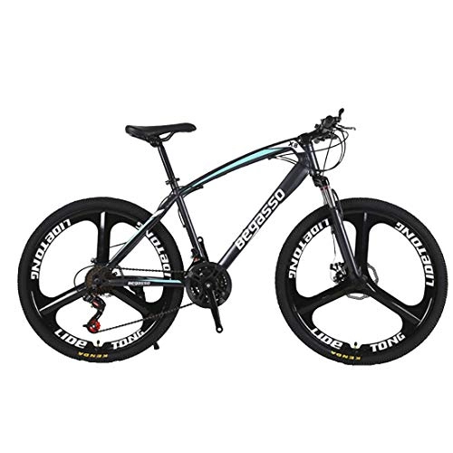 Mountain Bike : ZY Mountain Bike 21 velocità, Pneumatici Diversi per Mountain Bike, Freni A Disco, Taglia Due Taglie, Green-Length: 168cm