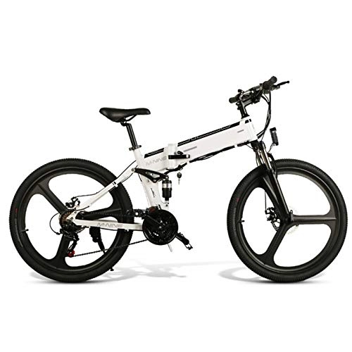 Bicicleta de montaña eléctrica plegables : Acreny 10, 4 Ah 48 V 350 W bicicleta eléctrica Smart Folding Bike E-Bike 35 km / h velocidad máxima 150 kg
