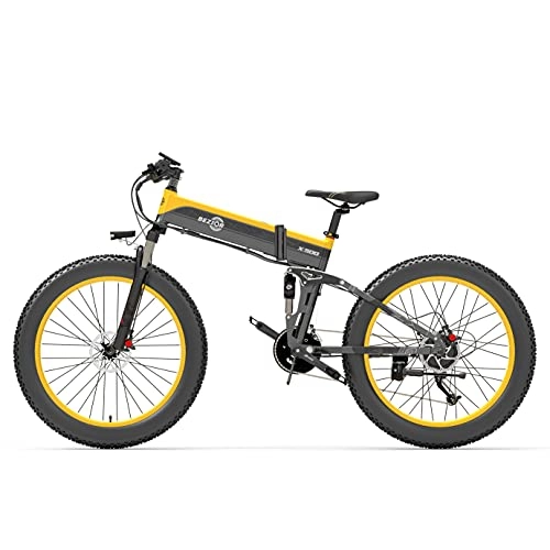 Bicicleta de montaña eléctrica plegables : E-Bici Bici eléctrica 500W, Bici eléctrica Plegable de 26 Pulgadas con la batería 36V10.4AH