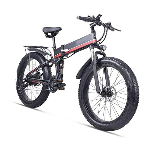Bicicleta de montaña eléctrica plegables : LCLLXB Bicicleta elctrica Bicicleta de montaña de 26