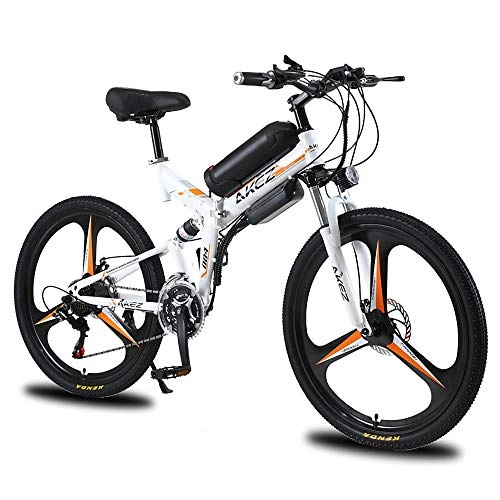 Bicicleta de montaña eléctrica plegables : MRMRMNR Bicicleta Electrica Plegable 36V 350W E- City E-Bike, 3 Modos De Conducción, 26 Velocidad Variable, Pantalla LED, Faros LED Adaptables, Resistencia Asistida por Energía 60~70 Km