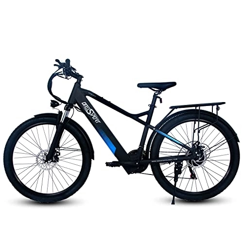Bicicletas de montaña eléctrica : 26‘’ Bicicleta Eléctrica de Montaña, Bicicleta Eléctrica E-MTB Velocidad Máxima 25 km / h, 7 Velocidades, Batería de Litio 48V 7, 5Ah / 250w, 45N.m, Pantalla LCD de 3.5 Pulgadas