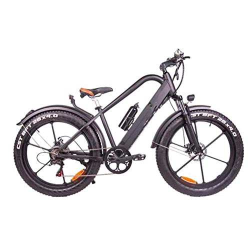Bicicletas de montaña eléctrica : 26 Pulgadas Bicicleta Eléctrica, aleación Aluminio Velocidad Variable Fuera del Camino Bicicletas Neumático Ancho 4.0 Pantalla LCD Bike Deportes Aire Libre