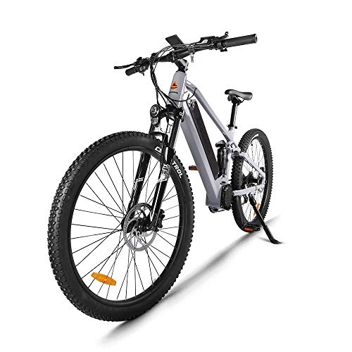 Bicicletas de montaña eléctrica : Accolmile Bicicleta de Montaña Eléctrica de 27, 5 Pulgadas, Motor Central Eléctrico BAFANG 48V 750W, con Batería de Litio Actualizado de 17, 5 Ah, Shimano 8