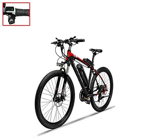 Bicicletas de montaña eléctrica : Adulto Bicicletas de 26 Pulgadas de montaña eléctrica, batería de Litio 36V10.4 aleación de Aluminio eléctrico Bicicleta asistida, B