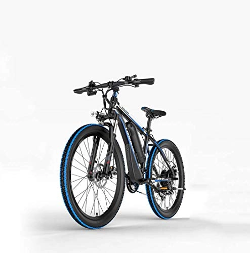 Bicicletas de montaña eléctrica : Adulto Bicicletas de 26 Pulgadas de montaña eléctrica, batería de Litio de 36V-48V aleación de Aluminio eléctrico Bicicleta asistida, C, 36V