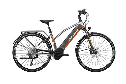 Bicicletas de montaña eléctrica : Atala B-Tour SLS Lady 28" 2019 TG. 40 City Bike Front Anthracite / Orange Bosch Performance 36 V, 250 W