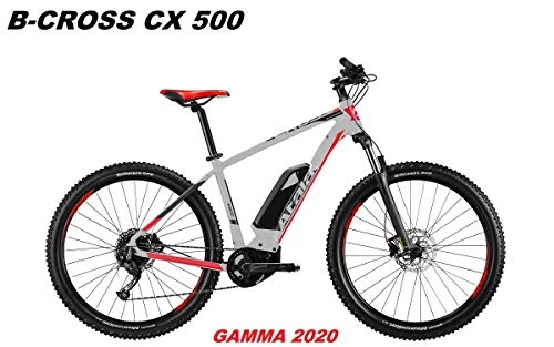 Bicicletas de montaña eléctrica : Atala - Bicicleta B-Cross CX 500 Gamma 2020, Ultralight Red Black, 18" - 46 CM