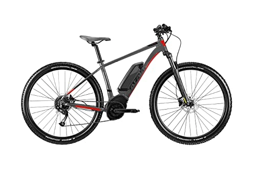 Bicicletas de montaña eléctrica : Atala - Bicicleta de montaña eléctrica EMTB Front Hardtail B-Cross A3.1, 9 V, motor AM80, color antracita / negro, tamaño 50 20 pulgadas (180-205 cm)
