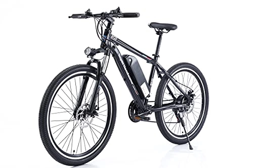 Bicicletas de montaña eléctrica : BHPL Bicicleta Eléctrica De Ebike para Adultos Bicicleta De Montaña Bicicleta De La Playa 26"350W 10.5AH 48V con Shimano 21 Velocidades Batería De Litio Extraíble