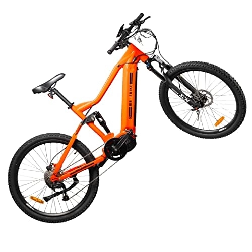 Bicicletas de montaña eléctrica : Biastor | Mr. E-Bike Mountain Electric Bike. Bicicleta Eléctrica de Montaña 29", 48v, 250W, 14.5Ah. Bicicleta eléctrica Unisex de 9 Velocidades. Color Naranja