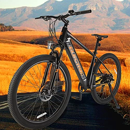 Bicicletas de montaña eléctrica : Bici electrica Mountain Bike de 27, 5 Pulgadas Batería Litio 36V 10Ah Bicicleta Eléctrica Urbana Compañero Fiable para el día a día