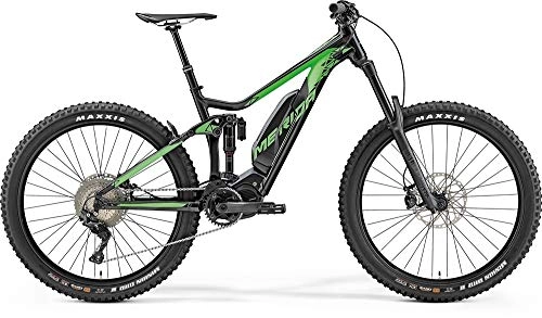 Bicicletas de montaña eléctrica : Bicicleta elctrica Merida EONE Sixty 900, 500 Wh, color negro y verde, altura del cuadro: 47 cm.