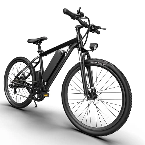 Bicicletas de montaña eléctrica : Bicicleta eléctrica A26 para hombre y mujer, 26 x 4, 0 pulgadas, 250 W, con batería extraíble de 36 V y 12, 4 Ah, 45-4 = 90 km / h