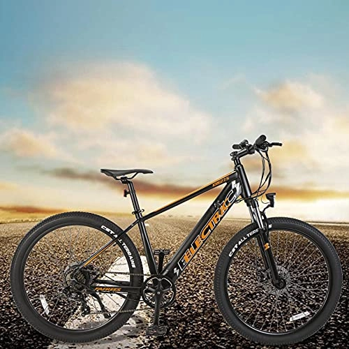 Bicicletas de montaña eléctrica : Bicicleta Eléctrica de Montaña Batería Litio 36V 10Ah Bicicleta Eléctrica E-MTB 27, 5" E-Bike Shimano 7 Velocidades Compañero Fiable para el día a día