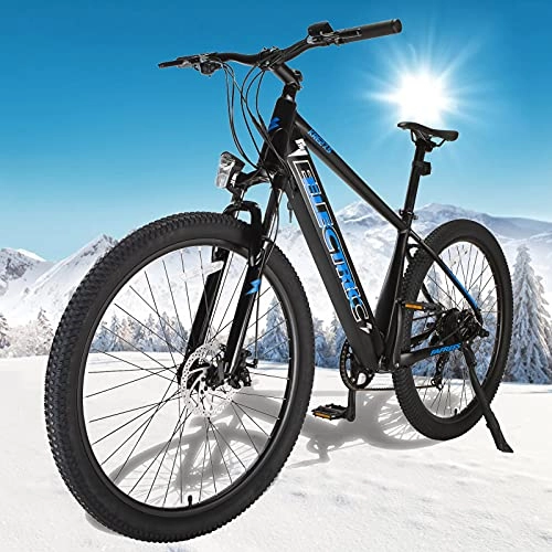 Bicicletas de montaña eléctrica : Bicicleta Eléctrica de Montaña Bicicleta Eléctrica E-MTB 27, 5" Batería Litio 36V 10Ah Bicicleta Eléctrica Urbana Compañero Fiable para el día a día