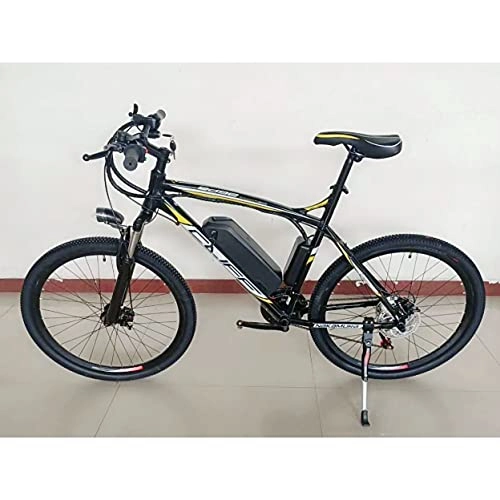 Bicicletas de montaña eléctrica : Bicicleta eléctrica de montaña de 26 pulgadas con marcado CE para una distancia máxima de 40 km. 350 W con batería móvil para entrenamientos suburbanos, viajes por la ciudad, etc.