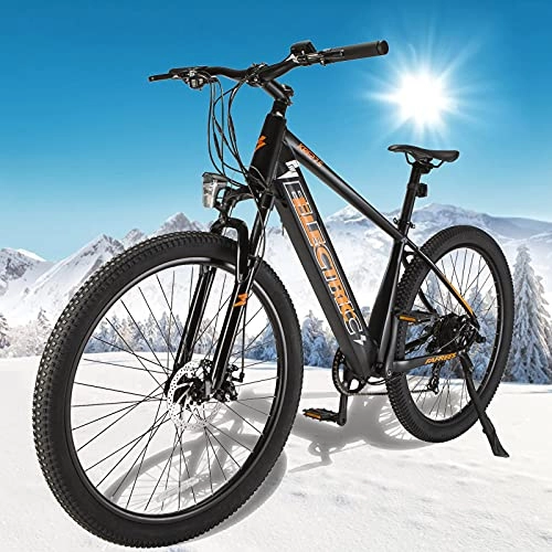 Bicicletas de montaña eléctrica : Bicicleta Eléctrica de Montaña Mountain Bike de 27, 5 Pulgadas 250 W Motor E-Bike MTB Pedal Assist con Instrumento LCD Central & Autonomía Buena