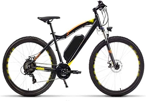 Bicicletas de montaña eléctrica : Bicicleta eléctrica de Nieve, Bicicleta eléctrica de 27.5 Pulgadas Bicicleta, 400W 48V 13A Bicicleta de montaña de Litio extraíble Bicicletas Adultas