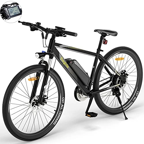 Bicicletas de montaña eléctrica : Bicicleta eléctrica Eleglide M1 Plus, 27.5'' Bici Eléctrica Bicicleta de montaña Adulto, Bicicleta montaña de ", e Bike MTB batería 36 V 12, 5 Ah, Shimano transmisión - 21 velocidades