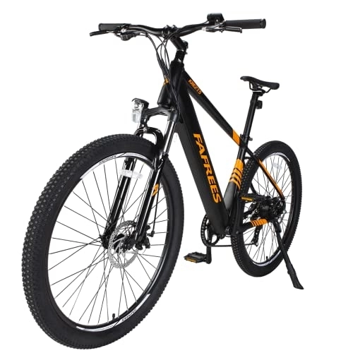 Bicicletas de montaña eléctrica : Bicicleta eléctrica Fafrees KRE27.5 de 27, 5 pulgadas, para hombre, 250 W, bicicleta eléctrica para mujer de 120 kg, batería extraíble de 36 V / 10 Ah, bicicleta eléctrica de montaña de 25 km / h Shimano 7