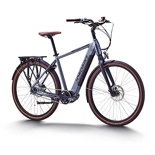 Bicicletas de montaña eléctrica : Bicicleta eléctrica JOBO Henry Bicicleta de Ciudad Ebike, Bicicleta eléctrica de 28"con batería de Litio de 36V 13Ah 250W y Shimano de 8 velocidades, 25 km / h, Rango de Velocidad máxima de 110 km