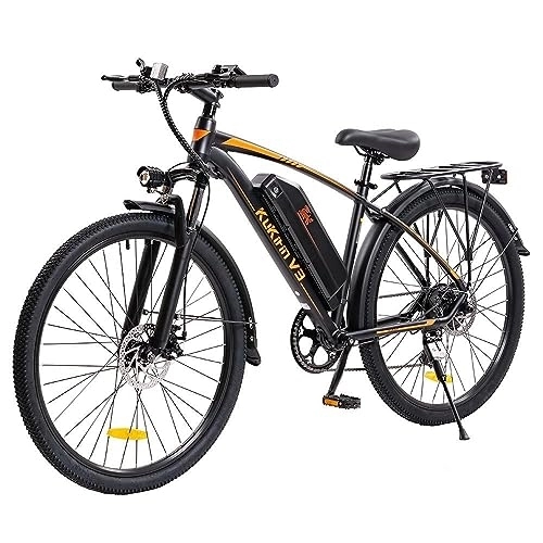 Bicicletas de montaña eléctrica : Bicicleta Eléctrica KuKirin V3, 27, 5" Bicicleta de Montaña, EBike de Paseo con Batería Extraíble de 36V 15Ah, Pantalla LCD, Doble Freno de Disco ebike