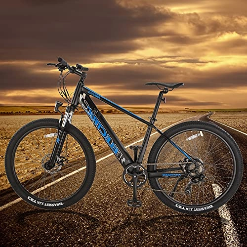 Bicicletas de montaña eléctrica : Bicicleta Eléctrica para Adultos 250 W Motor Bicicleta Eléctrica con Batería de Litio de 10Ah Bicicleta eléctrica Inteligente Engranaje De 7 Velocidad De Shimano Amigo Fiable para Explorar