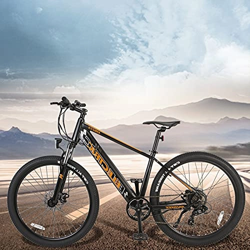 Bicicletas de montaña eléctrica : Bicicleta Eléctrica para Adultos Batería Extraíble de 36V 10Ah Mountain Bike de 27, 5 Pulgadas Bicicleta eléctrica Inteligente Engranaje De 7 Velocidad De Shimano Amigo Fiable para Explorar