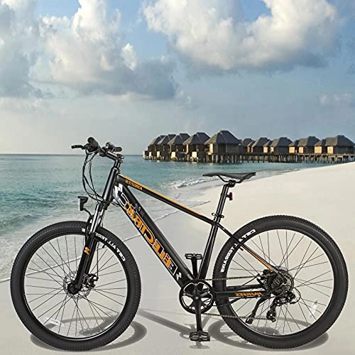 Bicicletas de montaña eléctrica : Bicicleta Eléctrica para Adultos Batería Litio 36V 10Ah Bicicleta Eléctrica con Batería de Litio de 10Ah E-Bike Shimano 7 Velocidades Amigo Fiable para Explorar