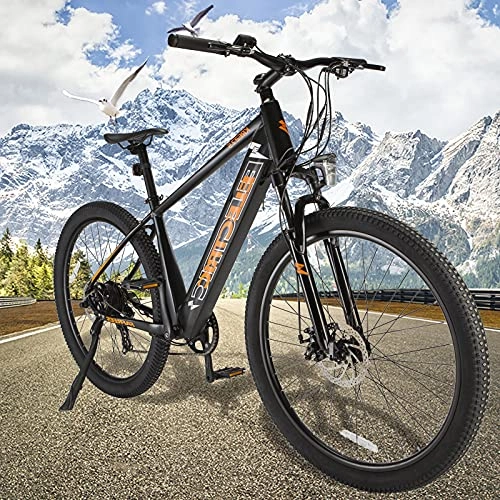 Bicicletas de montaña eléctrica : Bicicleta Eléctrica para Adultos Mountain Bike de 27, 5 Pulgadas 250 W Motor Bicicleta Eléctrica Urbana Amigo Fiable para Explorar